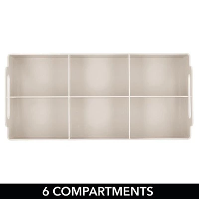 mDesign Compact Plastic Tea Storage Organizer Caddy Tote 5 mDesign Compact Plastic Tea Storage Organizer Caddy Tote - Image 3