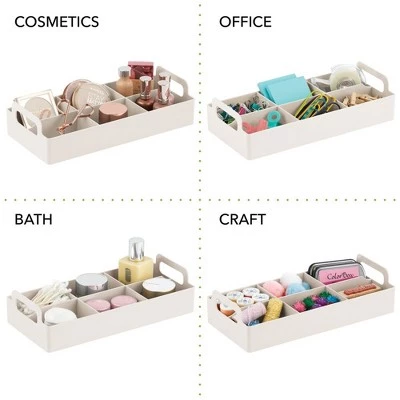 mDesign Compact Plastic Tea Storage Organizer Caddy Tote 6 mDesign Compact Plastic Tea Storage Organizer Caddy Tote - Image 4