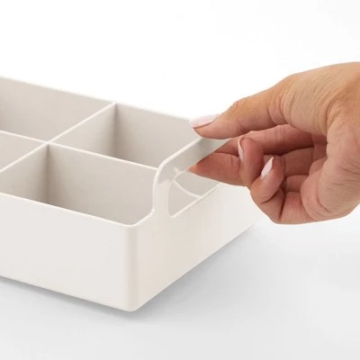 mDesign Compact Plastic Tea Storage Organizer Caddy Tote 7 mDesign Compact Plastic Tea Storage Organizer Caddy Tote - Image 5