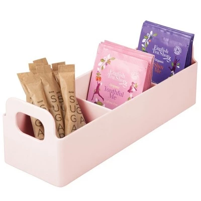 mDesign Plastic Kitchen Tea Bag Organizer Storage Caddy Holder - 2 Pack 8 mDesign Plastic Kitchen Tea Bag Organizer Storage Caddy Holder - 2 Pack - Image 6