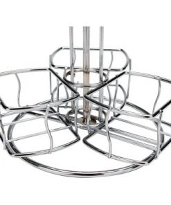 Kitchen Storage shop 32 Mind Reader Tea Bag Carousel, Holds 60 Tea Bags, Chrome