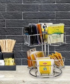 Mind Reader Tea Bag Carousel, Holds 60 Tea Bags, Chrome 10 Mind Reader Tea Bag Carousel, Holds 60 Tea Bags, Chrome -Kitchen Storage shop unnamed file 3289