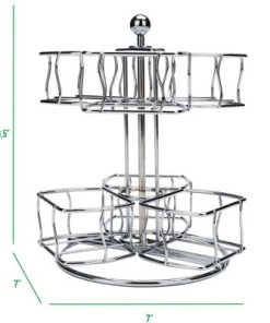 Mind Reader Tea Bag Carousel, Holds 60 Tea Bags, Chrome 11 Mind Reader Tea Bag Carousel, Holds 60 Tea Bags, Chrome -Kitchen Storage shop unnamed file 3290