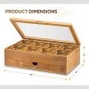 Bambusi Bamboo Tea Box with 8 Storage Sections & Expandable Drawer 1 Bambusi Bamboo Tea Box with 8 Storage Sections & Expandable Drawer -Kitchen Storage shop unnamed file 3291