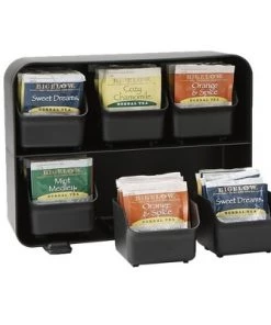 Mind Reader 6 Drawer Tea Bag Holder, Black -Kitchen Storage shop unnamed file 3296