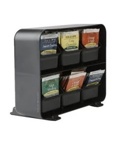 Mind Reader 6 Drawer Tea Bag Holder, Black -Kitchen Storage shop unnamed file 3302