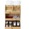 Mind Reader 8-Section Bamboo Organizer -Kitchen Storage shop unnamed file 3305