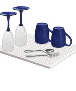 Plastic Dish Drainer Rack White - Lynk Professional