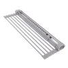 The Lakeside Collection Lakeside Gray Roll-Up Silicone Over the Sink Dish Rack - Multifunction Kitchen Utensil -Kitchen Storage shop unnamed file 338