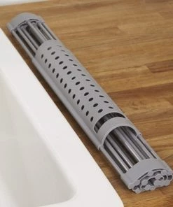 The Lakeside Collection Lakeside Gray Roll-Up Silicone Over the Sink Dish Rack - Multifunction Kitchen Utensil 8 The Lakeside Collection Lakeside Gray Roll-Up Silicone Over the Sink Dish Rack - Multifunction Kitchen Utensil -Kitchen Storage shop unnamed file 340