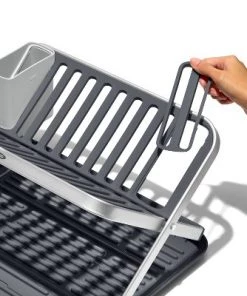 OXO Compact Folding Dish Rack -Kitchen Storage shop unnamed file 361
