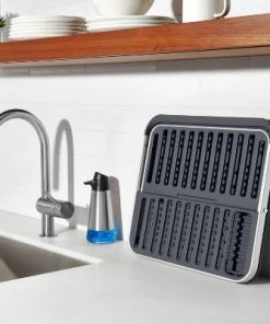 OXO Compact Folding Dish Rack -Kitchen Storage shop unnamed file 366