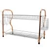 Better Chef 2-Tier 16 in. Chrome Plated Dish Rack in copper -Kitchen Storage shop unnamed file 386