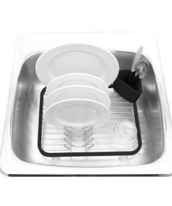 Plastic Sinkin In-Sink Dish Rack - Umbra Black -Kitchen Storage shop unnamed file 408