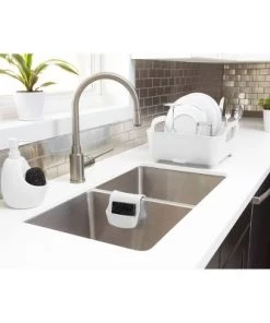 Plastic Dish Rack Tub White - Umbra -Kitchen Storage shop unnamed file 427