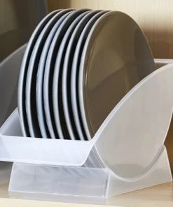 The Lakeside Collection Lakeside Vertical Standing Plate Cradle Rack for Salad and Dessert Dishes