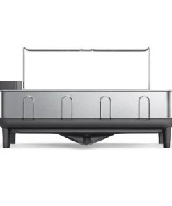 simplehuman Stainless Steel Frame Dish Rack Large Gray
