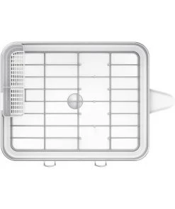 simplehuman Compact Steel Frame Dish Rack White Stainless Steel -Kitchen Storage shop unnamed file 452