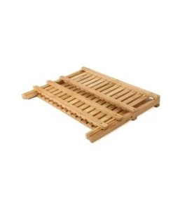 Mind Reader Wooden Dish Rack, Bamboo Brown -Kitchen Storage shop unnamed file 461