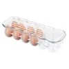 mDesign Plastic Egg Storage Tray Holder for Refrigerator, 12 Eggs 2 mDesign Plastic Egg Storage Tray Holder for Refrigerator, 12 Eggs -Kitchen Storage shop unnamed file 530