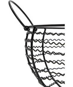 Juvale Wire Egg Basket, Farmhouse Kitchen Organizer (Black, 8.2 x 8.2 x 4.9 In) 13 Juvale Wire Egg Basket, Farmhouse Kitchen Organizer (Black, 8.2 x 8.2 x 4.9 In) -Kitchen Storage shop unnamed file 542