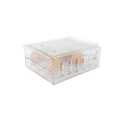 Mind Reader 12 Count (One Dozen) Egg Holder Refrigerator Storage Container, Clear 4 Mind Reader 12 Count (One Dozen) Egg Holder Refrigerator Storage Container, Clear - Image 2