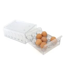 Mind Reader 12 Count (One Dozen) Egg Holder Refrigerator Storage Container, Clear 11 Mind Reader 12 Count (One Dozen) Egg Holder Refrigerator Storage Container, Clear -Kitchen Storage shop unnamed file 545