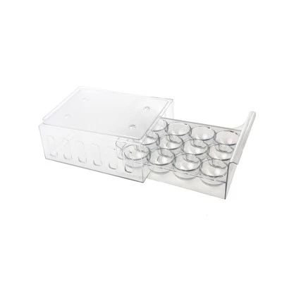 Mind Reader 12 Count (One Dozen) Egg Holder Refrigerator Storage Container, Clear 7 Mind Reader 12 Count (One Dozen) Egg Holder Refrigerator Storage Container, Clear - Image 5