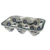 Blue Rose Pottery Blue Rose Polish Pottery Maia Egg Tray - 6 Count