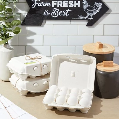 Okuna Outpost 18 Pack Paper Egg Cartons for 1 Dozen Chicken Eggs with Labels and Twine 3 Okuna Outpost 18 Pack Paper Egg Cartons for 1 Dozen Chicken Eggs with Labels and Twine