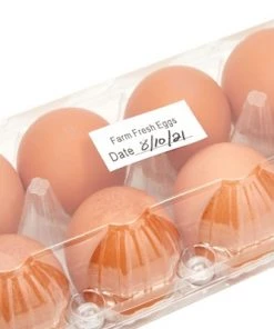 Stockroom Plus 24 Pack Plastic Egg Cartons for One Dozen Chicken Eggs Bulk, Labels Included -Kitchen Storage shop unnamed file 589