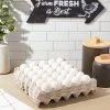 Okuna Outpost 18 Pack Egg Cartons for 30 Chicken Eggs, Paper Containers with Labels -Kitchen Storage shop unnamed file 594