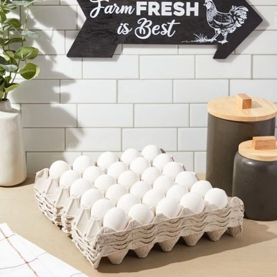 Okuna Outpost 18 Pack Egg Cartons for 30 Chicken Eggs, Paper Containers with Labels 3 Okuna Outpost 18 Pack Egg Cartons for 30 Chicken Eggs, Paper Containers with Labels