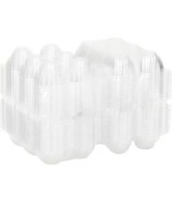 Stockroom Plus 30 Pack Plastic Egg Cartons for Half Dozen Chicken Eggs Bulk, Labels Included -Kitchen Storage shop unnamed file 607