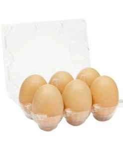 Stockroom Plus 30 Pack Plastic Egg Cartons for Half Dozen Chicken Eggs Bulk, Labels Included -Kitchen Storage shop unnamed file 609