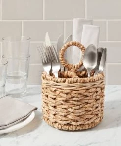 Seagrass Round Utensil Caddy - Threshold™