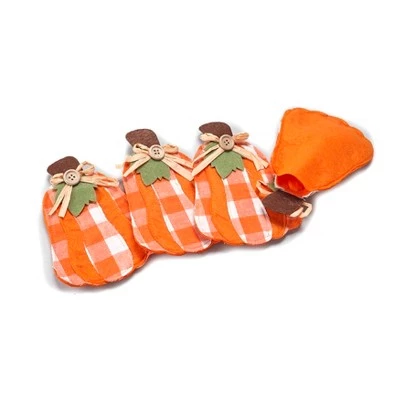 The Lakeside Collection Lakeside Pumpkin Utensil Holder - Farmhouse Table Decor for Fall Holidays - Set of 4 3 The Lakeside Collection Lakeside Pumpkin Utensil Holder - Farmhouse Table Decor for Fall Holidays - Set of 4