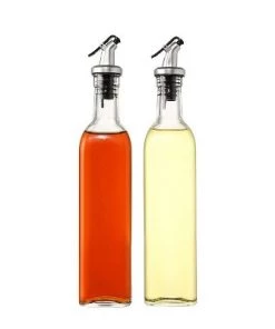 Juvale 2-Pack 17oz 500ml Olive Oil and Vinegar Cruets Glass Dispensers Bottles -Kitchen Storage shop unnamed file 684