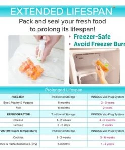 Innoka 10-Piece Manual Sous-Vide Bag Kit -Kitchen Storage shop unnamed file 693