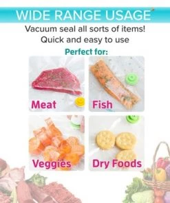 Innoka 10-Piece Manual Sous-Vide Bag Kit -Kitchen Storage shop unnamed file 694