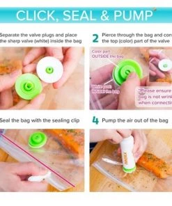 Innoka 10-Piece Manual Sous-Vide Bag Kit -Kitchen Storage shop unnamed file 696