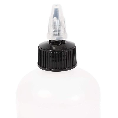 Juvale 24-Pack Boston Round Plastic Squeeze Bottle 4 Oz with Black Twist Cap for Sauces, Condiments, Arts & Crafts, White, 1.8"x5.3" 5 Juvale 24-Pack Boston Round Plastic Squeeze Bottle 4 Oz with Black Twist Cap for Sauces, Condiments, Arts & Crafts, White, 1.8"x5.3" - Image 3