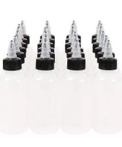 Juvale 24-Pack Boston Round Plastic Squeeze Bottle 4 Oz with Black Twist Cap for Sauces, Condiments, Arts & Crafts, White, 1.8"x5.3" 9 Juvale 24-Pack Boston Round Plastic Squeeze Bottle 4 Oz with Black Twist Cap for Sauces, Condiments, Arts & Crafts, White, 1.8"x5.3" -Kitchen Storage shop unnamed file 719