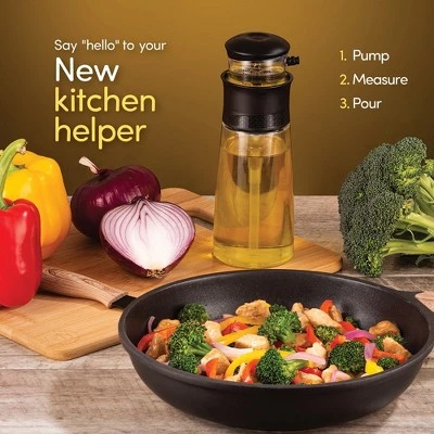 Belwares Oil Measure Dispenser Bottle, Press and Measure Oil Dispenser 2 bottle, 400 ML 3 Belwares Oil Measure Dispenser Bottle, Press and Measure Oil Dispenser 2 bottle, 400 ML