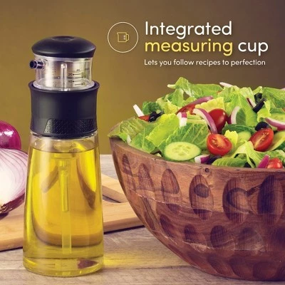 Belwares Oil Measure Dispenser Bottle, Press and Measure Oil Dispenser 2 bottle, 400 ML 4 Belwares Oil Measure Dispenser Bottle, Press and Measure Oil Dispenser 2 bottle, 400 ML - Image 2