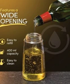Belwares Oil Measure Dispenser Bottle, Press and Measure Oil Dispenser 2 bottle, 400 ML 12 Belwares Oil Measure Dispenser Bottle, Press and Measure Oil Dispenser 2 bottle, 400 ML -Kitchen Storage shop unnamed file 737
