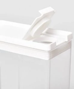 8"W X 4"D X 11.5"H Plastic Food Storage Container With Snap Lid Clear - Brightroom™ -Kitchen Storage shop unnamed file 770