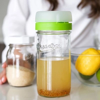 Masontops 2pk Kefir Cap Mason Jar Kefir Brewing Lids - Wide 3 Masontops 2pk Kefir Cap Mason Jar Kefir Brewing Lids - Wide