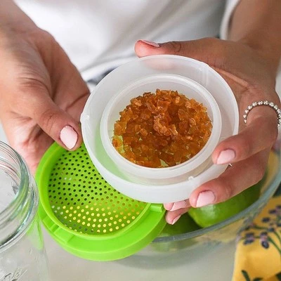 Masontops 2pk Kefir Cap Mason Jar Kefir Brewing Lids - Wide 5 Masontops 2pk Kefir Cap Mason Jar Kefir Brewing Lids - Wide - Image 3