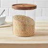 105oz Glass Storage Canister with Wood Lid - Threshold™ -Kitchen Storage shop unnamed file 800